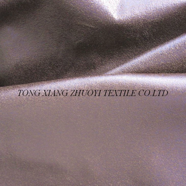 Knitted Faux Leather Suede Fabric