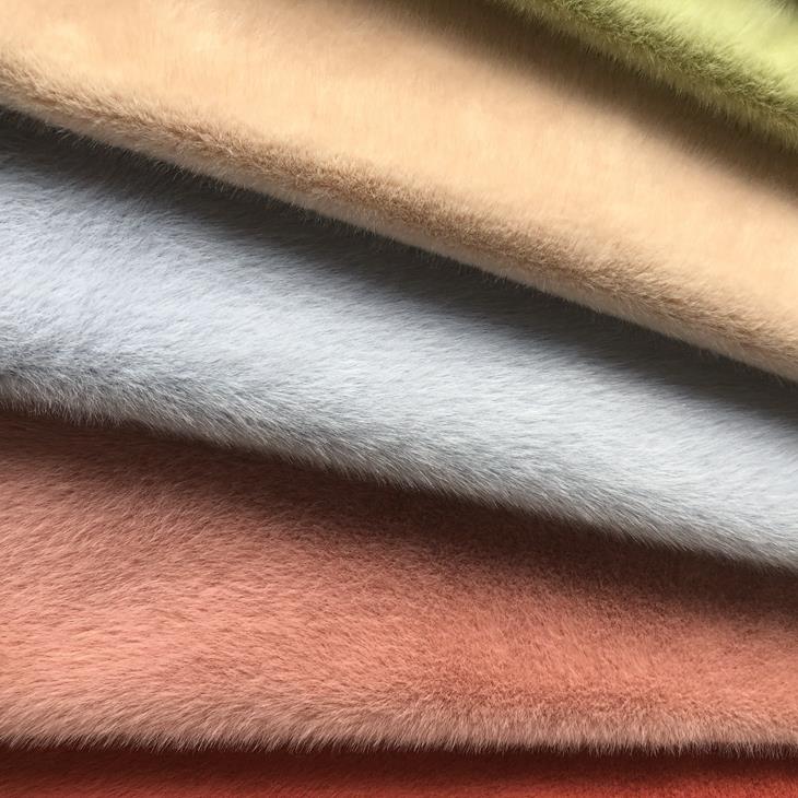 Popular Suede With Faux Mink Fur Fabric